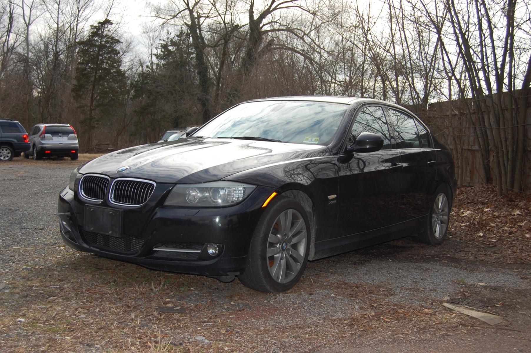 2011 Black /Black Leather BMW 3-Series 335i xDrive Sport (WBAPL5C58BA) with an 3.0L L6 DOHC 24V engine, 6-Speed Manual transmission, located at 6528 Lower York Road, New Hope, PA, 18938, (215) 862-9555, 40.358707, -74.977882 - Here is a really nice 2011 BMW 335i X-Drive Sport sedan with a 3.0L Twin Turbo engine, 6-Speed Manual transmission, and a black leather interior with wood trim. This 2011 BMW 335i X-Drive has keyless entry, push button start, power locks/windows/mirrors, power moon roof, dual climate control, power - Photo #0
