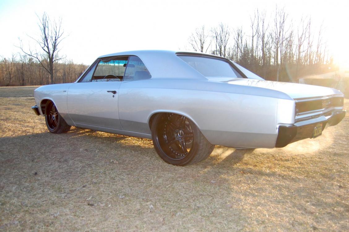 1966 Silver /Black Chevrolet Chevelle (136176K1702) with an Supercharged V8 engine, Automatic transmission, located at 6528 Lower York Road, New Hope, PA, 18938, (215) 862-9555, 40.358707, -74.977882 - Photo #3