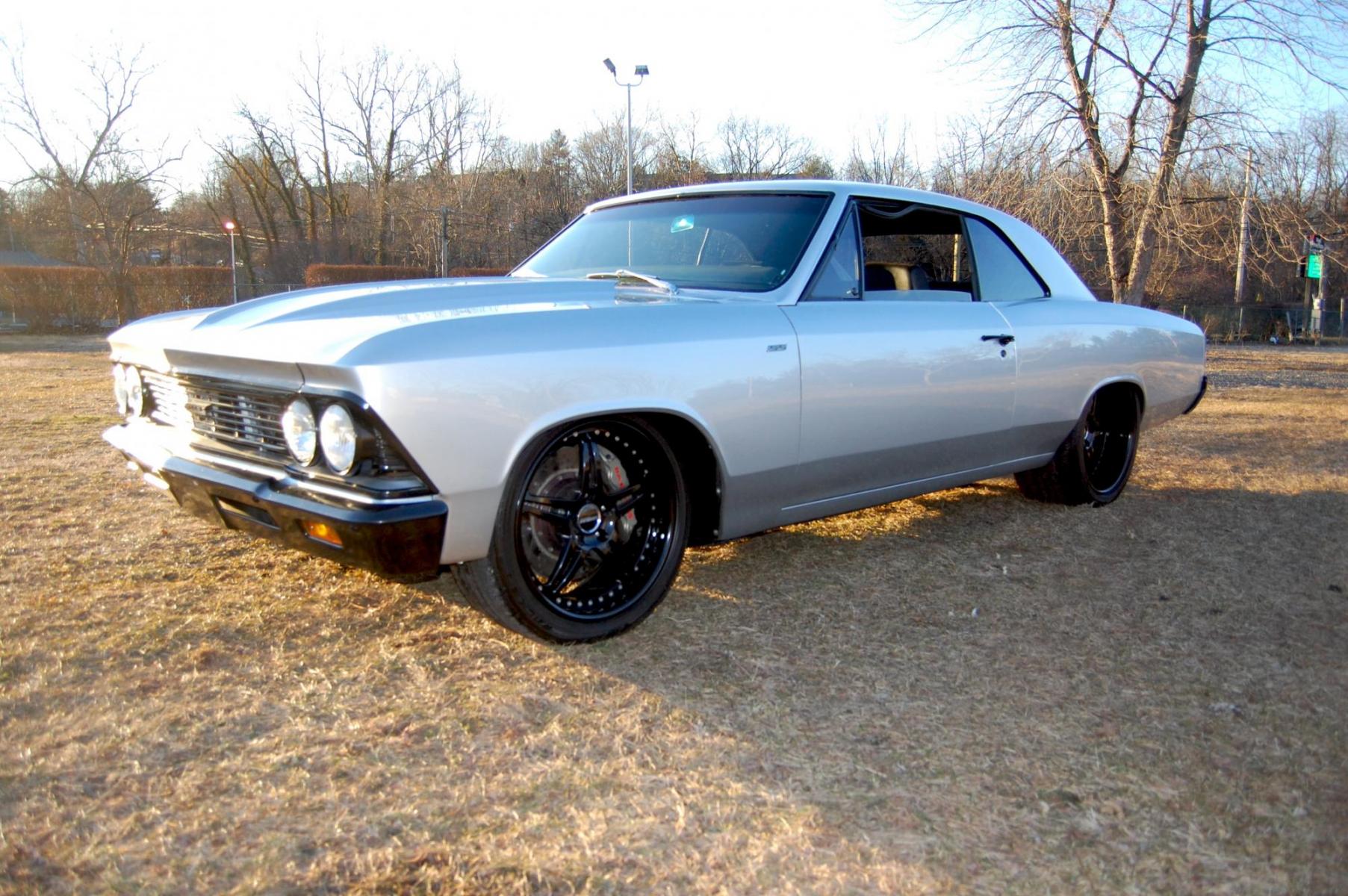 1966 Silver /Black Chevrolet Chevelle (136176K1702) with an Supercharged V8 engine, Automatic transmission, located at 6528 Lower York Road, New Hope, PA, 18938, (215) 862-9555, 40.358707, -74.977882 - Fessler built 1966 Chevrolet Chevelle SS.....Project car 4500 lbs, complete tear down with all new sheet meta, Super Sport cowl hood, 19" Forgeline SP3P, Michelin Pilot tires, 6 piston Baer brakes, LS-3 crate engine complete tear down and rebuilt with GM performance heads, 4L80E transmission, - Photo #0