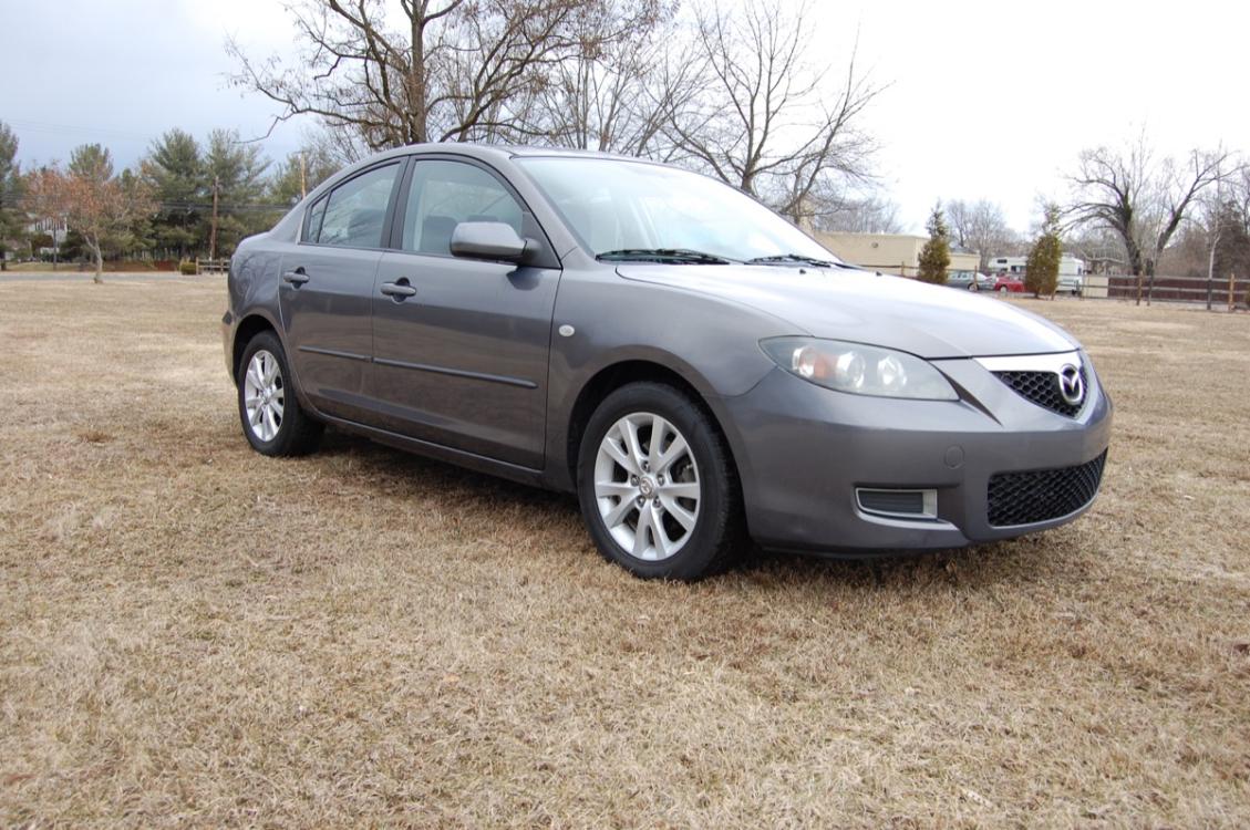2007 Gray /Black/Gray cloth Mazda MAZDA3 i Sport 4-Door (JM1BK32F371) with an 2.0L L4 DOHC 16V engine, Automatic transmission, located at 6528 Lower York Road, New Hope, PA, 18938, (215) 862-9555, 40.358707, -74.977882 - Photo #3