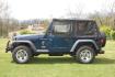 1997 Blue /Gray cloth Jeep Wrangler SE (1J4FY29P2VP) with an 2.5L L4 OHV 8V engine, 5-Speed Manual transmission, located at 6528 Lower York Road, New Hope, PA, 18938, (215) 862-9555, 40.358707, -74.977882 - Photo #1