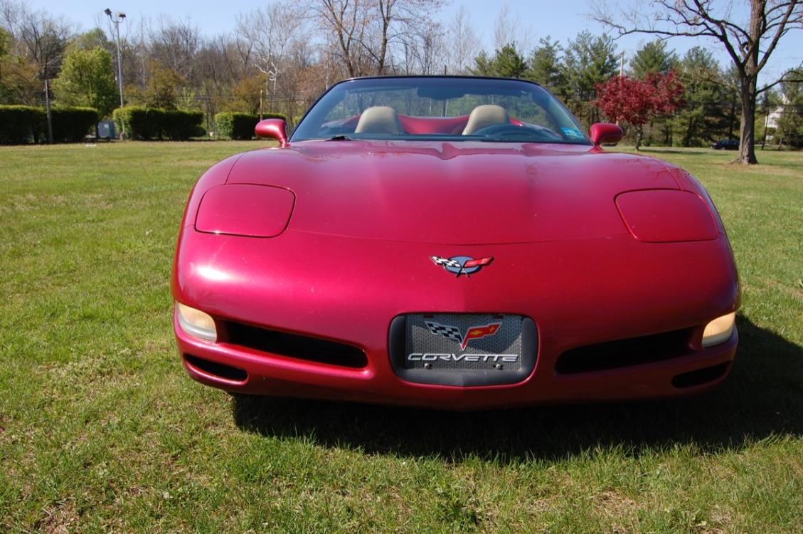 2002 Burgundy /Tan Leather Chevrolet Corvette Convertible (1G1YY32G725) with an 5.7L V8 OHV 16V engine, Automatic transmission, located at 6528 Lower York Road, New Hope, PA, 18938, (215) 862-9555, 40.358707, -74.977882 - Photo #9