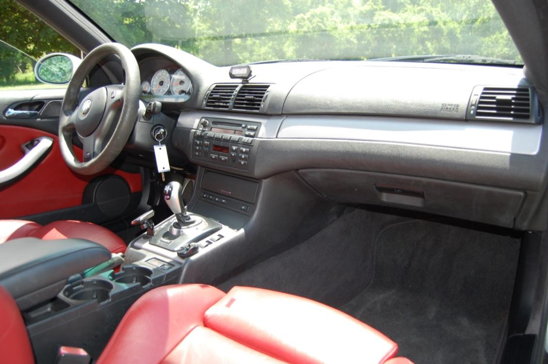 2005 /Red Leather BMW M3 Coupe (WBSBL93495P) with an 3.2L L6 DOHC 24V engine, 6-Speed Manual Overdrive transmission, located at 6528 Lower York Road, New Hope, PA, 18938, (215) 862-9555, 40.358707, -74.977882 - Photo #16