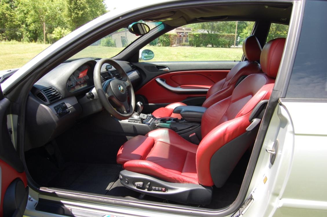 2005 /Red Leather BMW M3 Coupe (WBSBL93495P) with an 3.2L L6 DOHC 24V engine, 6-Speed Manual Overdrive transmission, located at 6528 Lower York Road, New Hope, PA, 18938, (215) 862-9555, 40.358707, -74.977882 - Photo #8