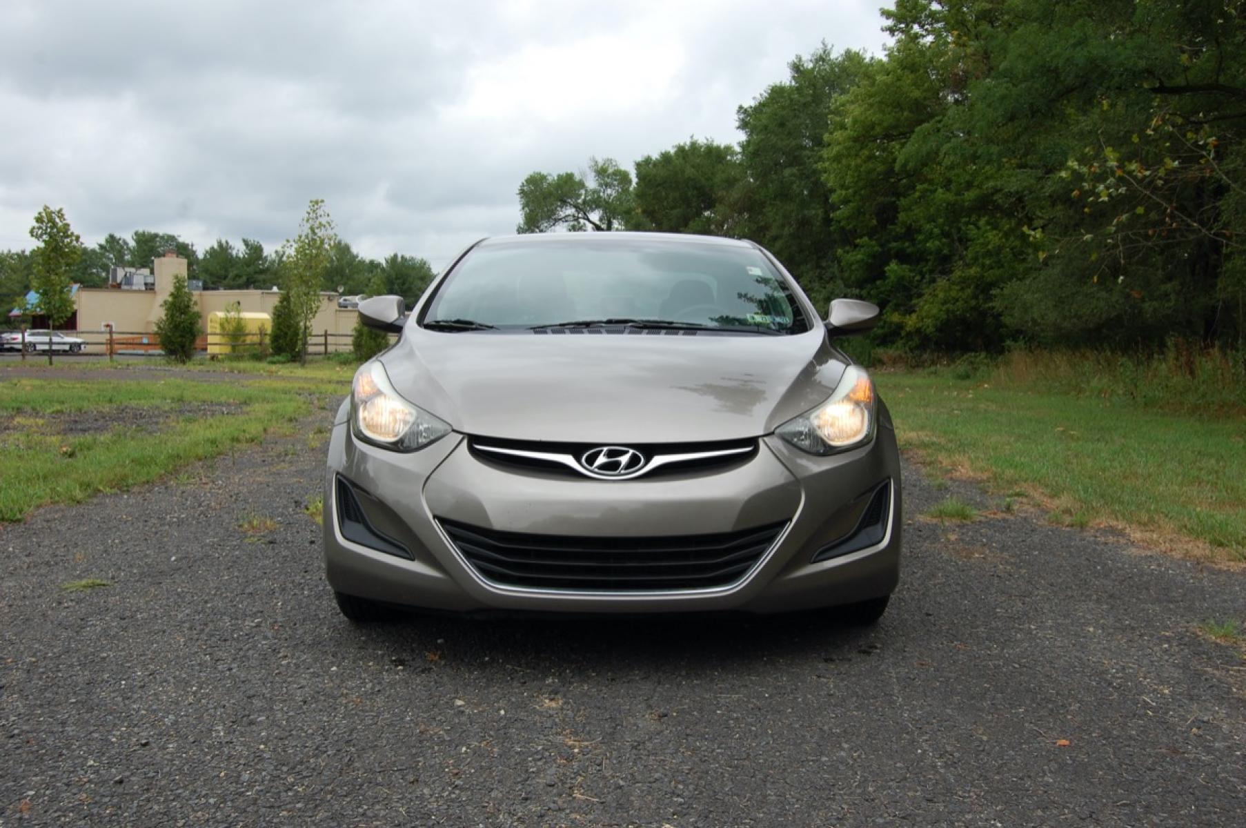 2014 Gold /Tan Cloth Hyundai Elantra (5NPDH4AE8EH) with an 1.8L L4 DOHC 16V engine, 6-Speed Manual transmission, located at 6528 Lower York Road, New Hope, PA, 18938, (215) 862-9555, 40.358707, -74.977882 - Photo #7