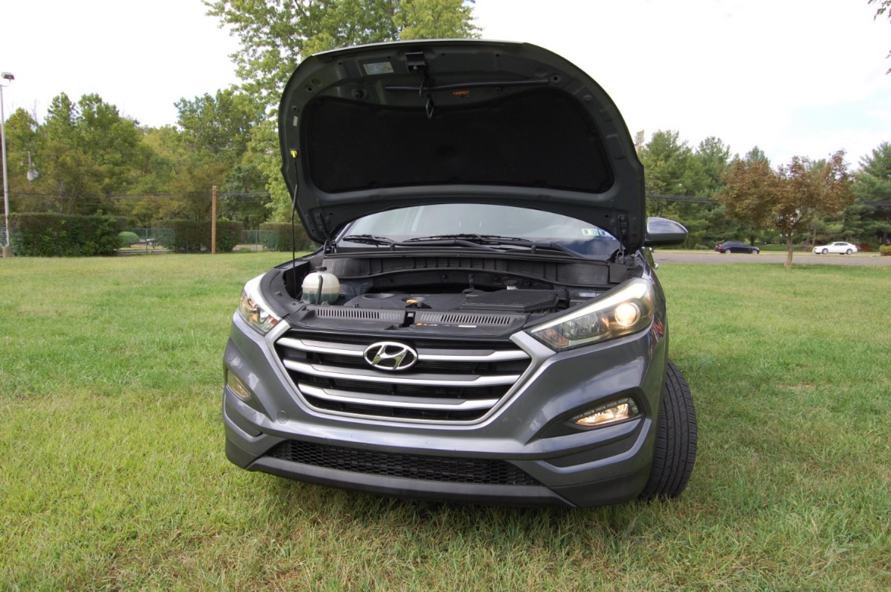 2017 Gray /Black Hyundai Tucson SE (KM8J3CA48HU) with an 2.0L L4 DOHC 16V engine, Automatic transmission, located at 6528 Lower York Road, New Hope, PA, 18938, (215) 862-9555, 40.358707, -74.977882 - Photo #20
