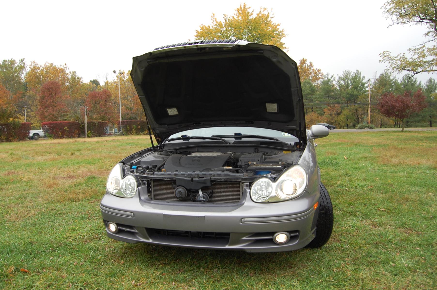 2005 Gray /grey cloth Hyundai Sonata Base (KMHWF25H15A) with an 2.7L V6 DOHC 24V engine, Automatic transmission, located at 6528 Lower York Road, New Hope, PA, 18938, (215) 862-9555, 40.358707, -74.977882 - 2005 Hyundai Sonata GL in Gray with gray cloth interior, FWD, 2.7 Liter V6 Auto transmission, Keyless entry, 1 remote, 1 key, cruise control, tilt steering, power windows, power locks, power mirrors, AM/FM/CD , dual airbags, side airbags, fog lights, 15" steel wheels with hubcaps, 4 good all season - Photo #22