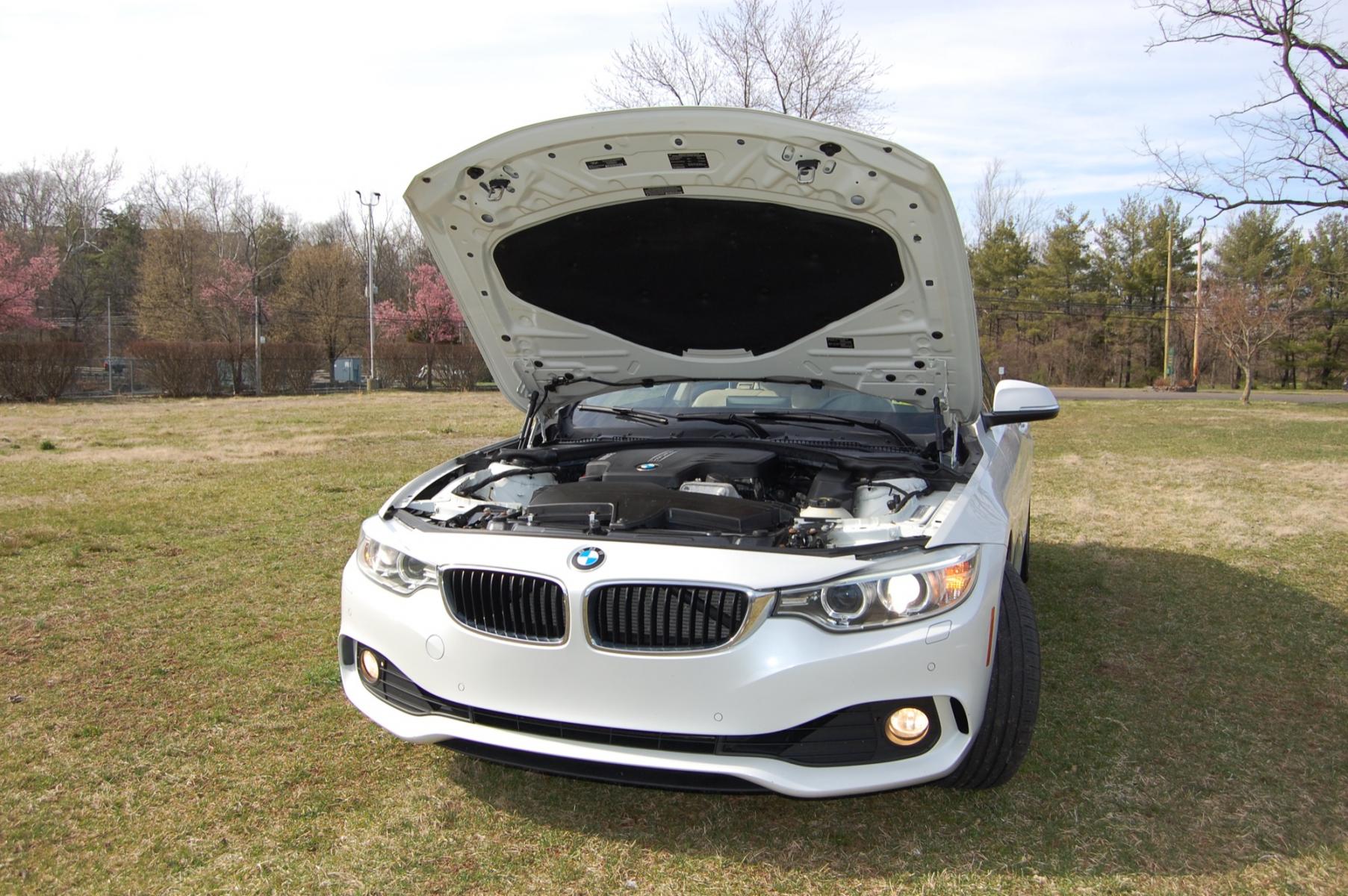 2014 White /Beige BMW 4-Series 428i xDrive (WBA3N9C54EK) with an 2.0L L4 DOHC 16V engine, Automatic transmission, located at 6528 Lower York Road, New Hope, PA, 18938, (215) 862-9555, 40.358707, -74.977882 - AWD 2.0L Turbo, 4cyl, Automatic Transmission, Beige Leather Interior, Wood Trim, Key less Entry, 2 Master Keys, Cruise/Tilt/AC, Power Widows, Power Locks, Power Mirrors, Power Moon Roof, Heated / Cooled Seats, AM/FM/CD/USB/AUX, Bluetooth, Navigation, Rear View Camera, Auto Dimming Mirrors, Dual Zone - Photo #23