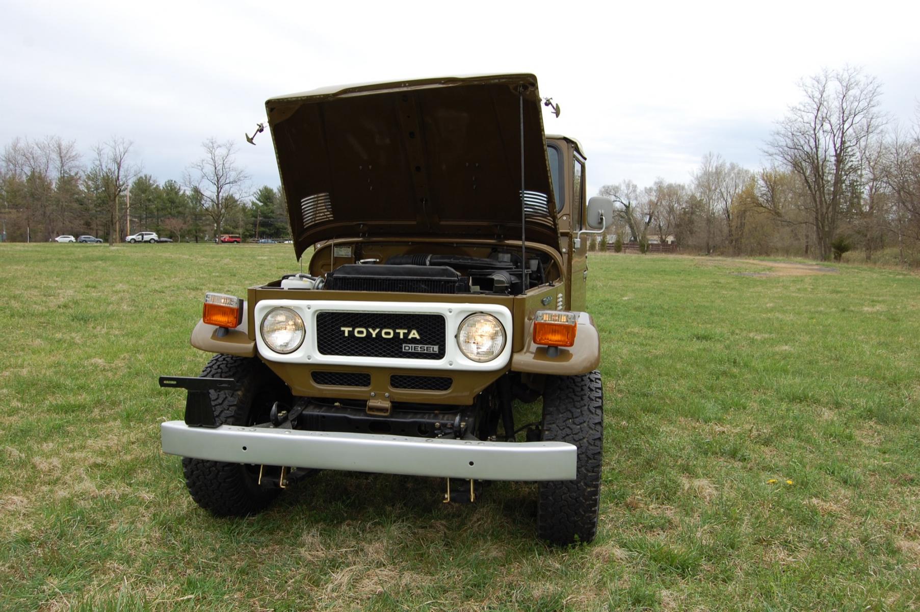 1980 Olive Brown /Black leather Toyota Land cruiser HJ45 (HJ45037701) with an 3.6 liter Diesel engine, 4 speed manual transmission, located at 6528 Lower York Road, New Hope, PA, 18938, (215) 862-9555, 40.358707, -74.977882 - Here for sale we have a freshly restored, super cool 1980 Toyota Land Cruiser HJ45 "Troop Carrier". Under the hood is a strong running 3.6 liter 6 cylinder Diesel engine which puts power to 2 or 4 wheels via a 4 speed manual transmission. Features include; Black leather interior, bench seat in fro - Photo #23