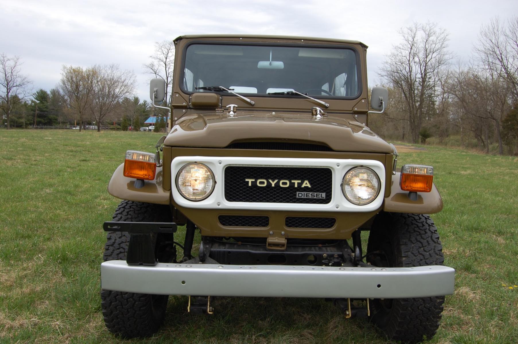 1980 Olive Brown /Black leather Toyota Land cruiser HJ45 (HJ45037701) with an 3.6 liter Diesel engine, 4 speed manual transmission, located at 6528 Lower York Road, New Hope, PA, 18938, (215) 862-9555, 40.358707, -74.977882 - Here for sale we have a freshly restored, super cool 1980 Toyota Land Cruiser HJ45 "Troop Carrier". Under the hood is a strong running 3.6 liter 6 cylinder Diesel engine which puts power to 2 or 4 wheels via a 4 speed manual transmission. Features include; Black leather interior, bench seat in fro - Photo #6