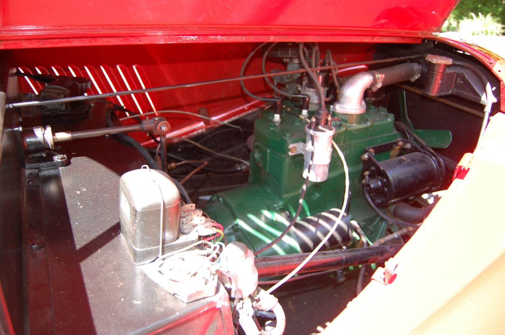 1958 RED /Black vinyl w/red piping Morgan 4/4 series 2 (A329) , 3 speed manual transmission, located at 6528 Lower York Road, New Hope, PA, 18938, (215) 862-9555, 40.358707, -74.977882 - Here we have a Morgan 4/4 series 2 fitted with a 4 cylinder Ford engine. This vehicle has a manual transmission that puts power to the rear wheels. Inside offers black vinyl with red piping. This vehicle starts and drivers great. This car does not have a top on it. 5.25-16 ply tires. We have plenty - Photo#15