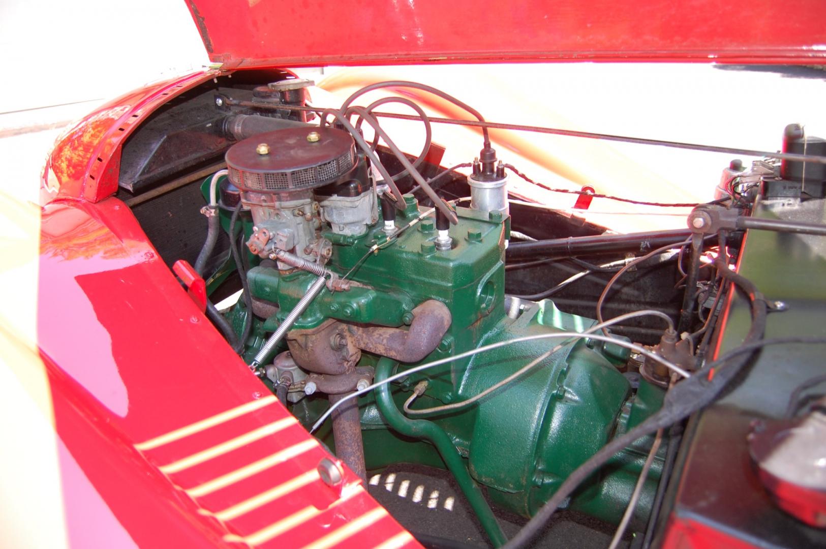 1958 RED /Black vinyl w/red piping Morgan 4/4 series 2 (A329) , 3 speed manual transmission, located at 6528 Lower York Road, New Hope, PA, 18938, (215) 862-9555, 40.358707, -74.977882 - Here we have a Morgan 4/4 series 2 fitted with a 4 cylinder Ford engine. This vehicle has a manual transmission that puts power to the rear wheels. Inside offers black vinyl with red piping. This vehicle starts and drivers great. This car does not have a top on it. 5.25-16 ply tires. We have plenty - Photo#16