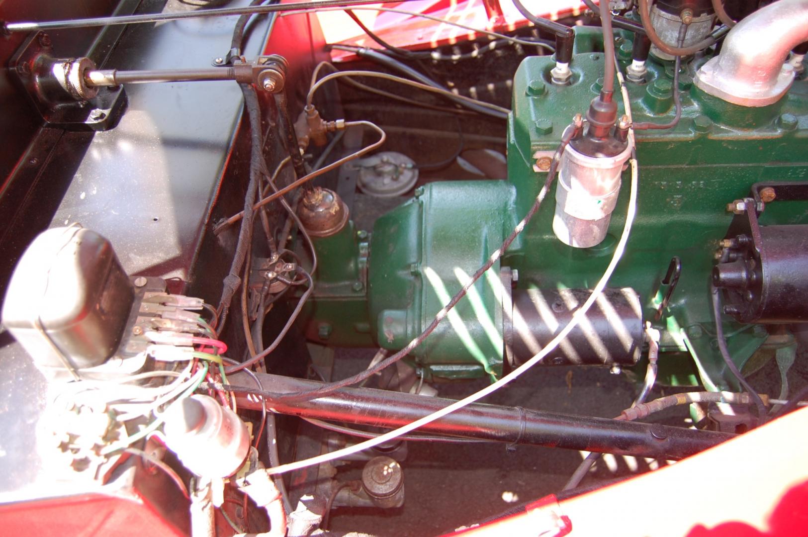 1958 RED /Black vinyl w/red piping Morgan 4/4 series 2 (A329) , 3 speed manual transmission, located at 6528 Lower York Road, New Hope, PA, 18938, (215) 862-9555, 40.358707, -74.977882 - Here we have a Morgan 4/4 series 2 fitted with a 4 cylinder Ford engine. This vehicle has a manual transmission that puts power to the rear wheels. Inside offers black vinyl with red piping. This vehicle starts and drivers great. This car does not have a top on it. 5.25-16 ply tires. We have plenty - Photo#26