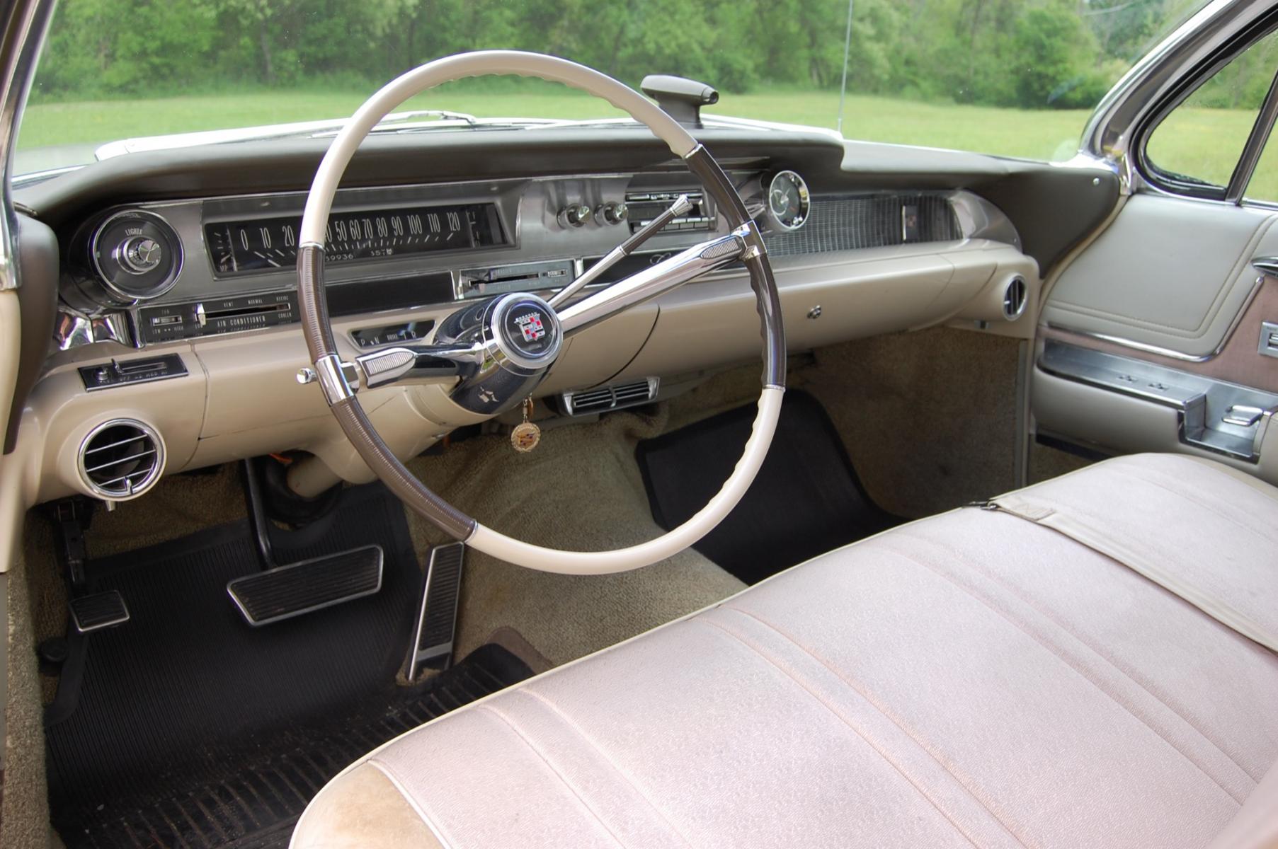 1962 light sandalwood /Beige Cadillac Sedan Deville (62L049281) with an V8 engine, Automatic transmission, located at 6528 Lower York Road, New Hope, PA, 18938, (215) 862-9555, 40.358707, -74.977882 - Here we have an all original Cadillac Sedan Deville also known as series 62. This vehicle has been locally owned for many years. Under the hood there is a strong running 6.4L 390 cubic inch V8 putting power to the rear wheels via a smooth shifting automatic transmission. The interior is in very nice - Photo #10