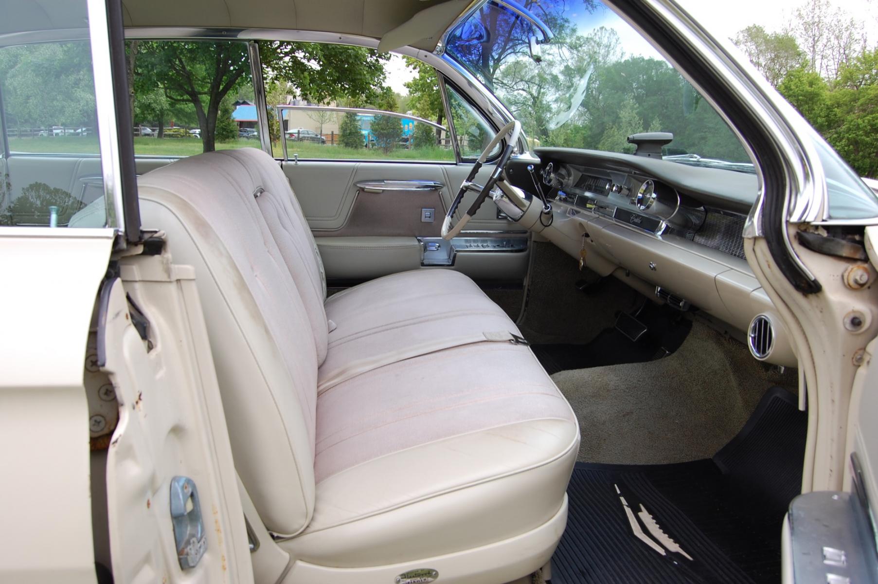 1962 light sandalwood /Beige Cadillac Sedan Deville (62L049281) with an V8 engine, Automatic transmission, located at 6528 Lower York Road, New Hope, PA, 18938, (215) 862-9555, 40.358707, -74.977882 - Here we have an all original Cadillac Sedan Deville also known as series 62. This vehicle has been locally owned for many years. Under the hood there is a strong running 6.4L 390 cubic inch V8 putting power to the rear wheels via a smooth shifting automatic transmission. The interior is in very nice - Photo #15