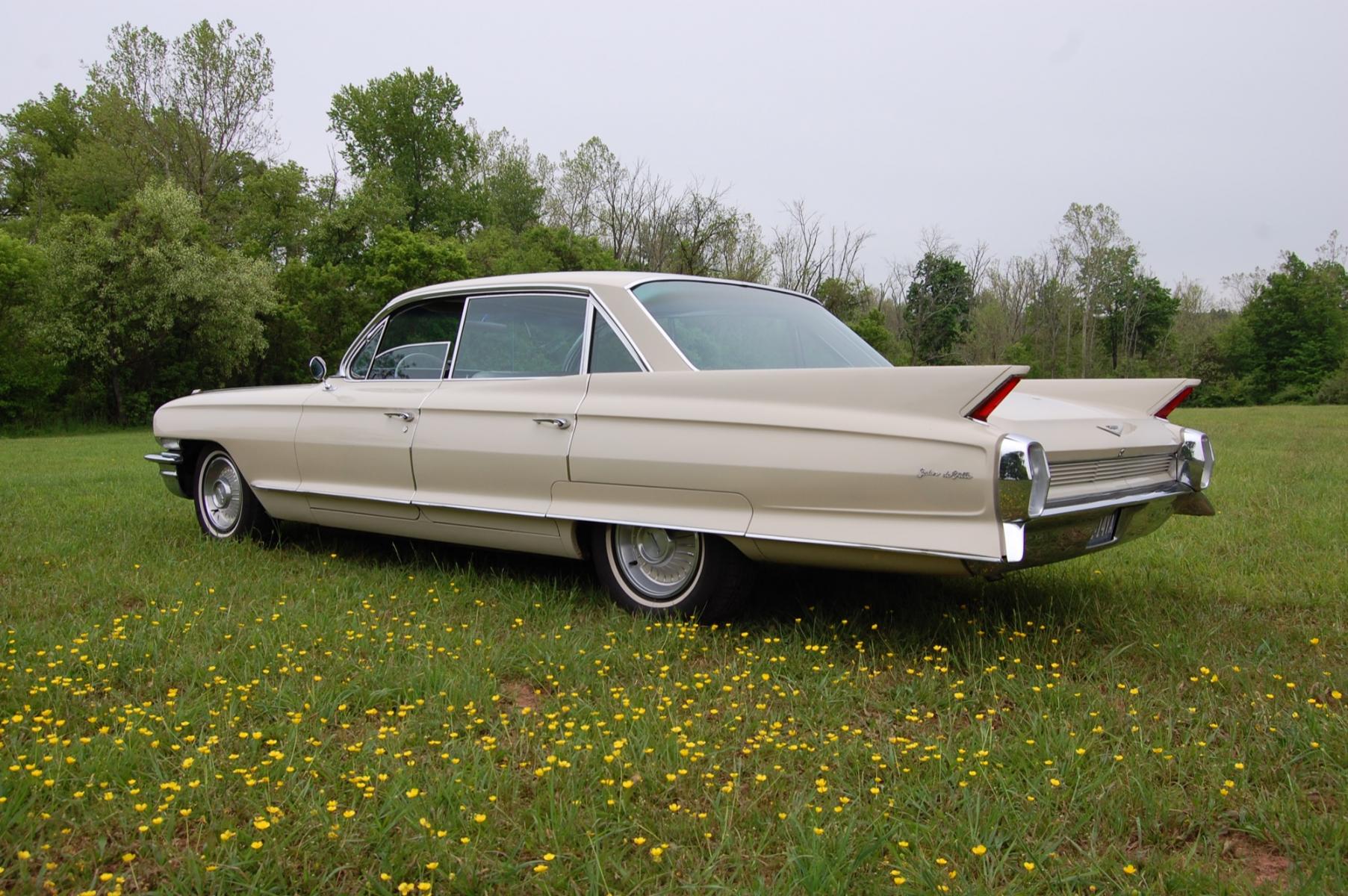1962 light sandalwood /Beige Cadillac Sedan Deville (62L049281) with an V8 engine, Automatic transmission, located at 6528 Lower York Road, New Hope, PA, 18938, (215) 862-9555, 40.358707, -74.977882 - Here we have an all original Cadillac Sedan Deville also known as series 62. This vehicle has been locally owned for many years. Under the hood there is a strong running 6.4L 390 cubic inch V8 putting power to the rear wheels via a smooth shifting automatic transmission. The interior is in very nice - Photo #2