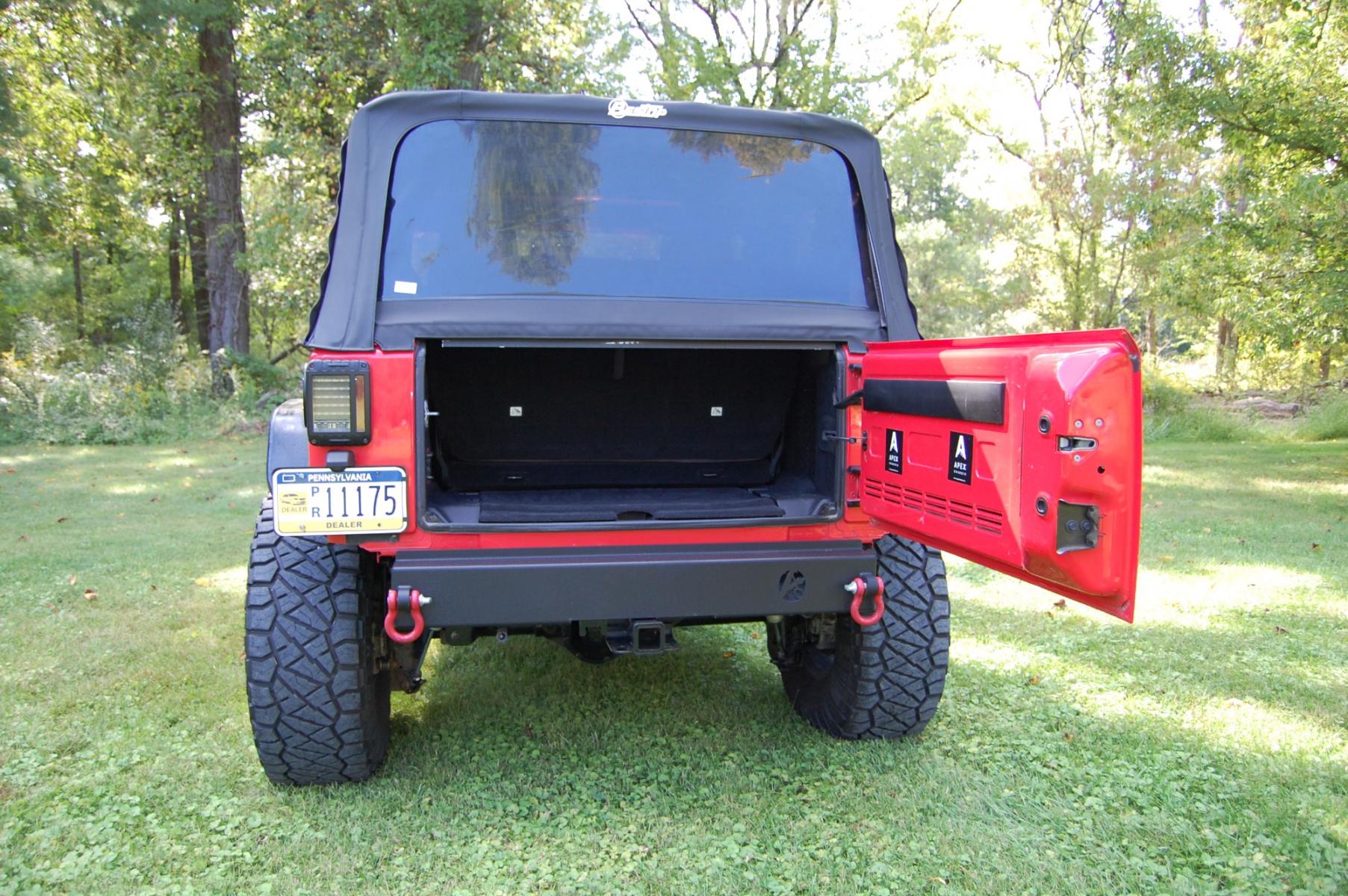 2013 RED /Black cloth Jeep Wrangler Sport (1C4AJWAG2DL) with an 3.6L V6 DOHC 24V FFV engine, Automatic transmission, located at 6528 Lower York Road, New Hope, PA, 18938, (215) 862-9555, 40.358707, -74.977882 - Photo #15