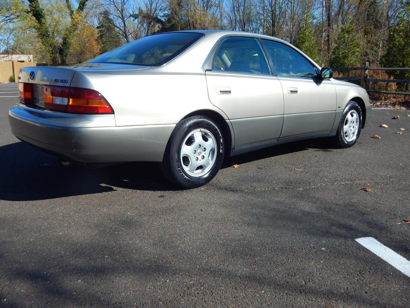 1999 Gold /Tan Leather Lexus ES 300 Base (JT8BF28G7X5) with an 3.0L V6 DOHC 24V engine, 4-Speed Automatic Overdrive transmission, located at 6528 Lower York Road, New Hope, PA, 18938, (215) 862-9555, 40.358707, -74.977882 - Photo#4