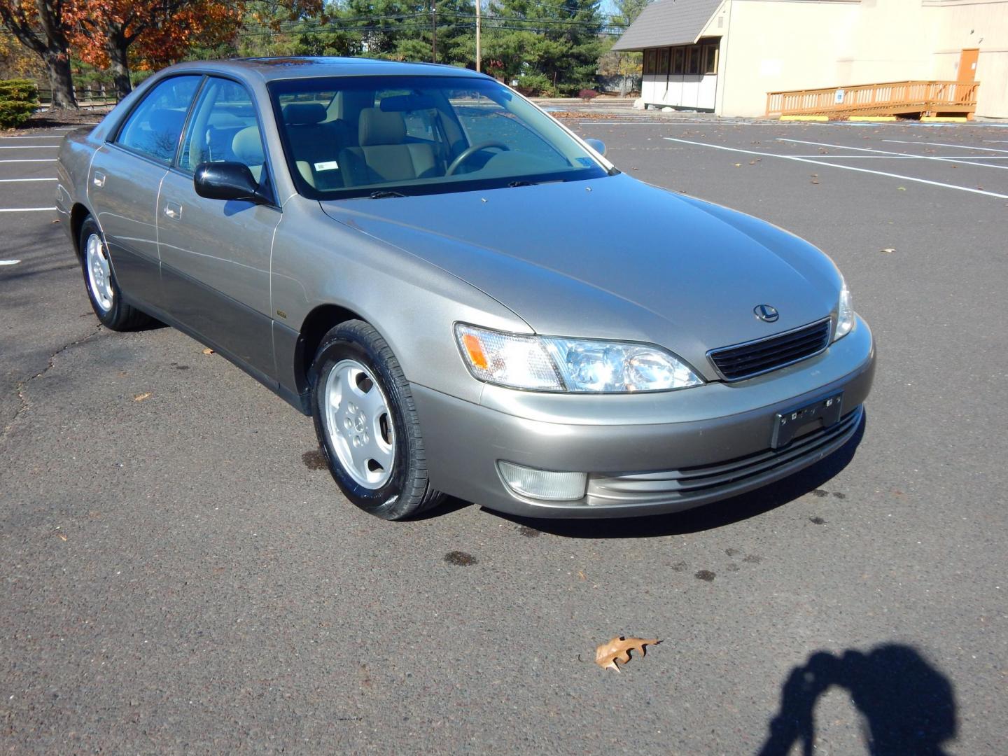 1999 Gold /Tan Leather Lexus ES 300 Base (JT8BF28G7X5) with an 3.0L V6 DOHC 24V engine, 4-Speed Automatic Overdrive transmission, located at 6528 Lower York Road, New Hope, PA, 18938, (215) 862-9555, 40.358707, -74.977882 - Photo#0