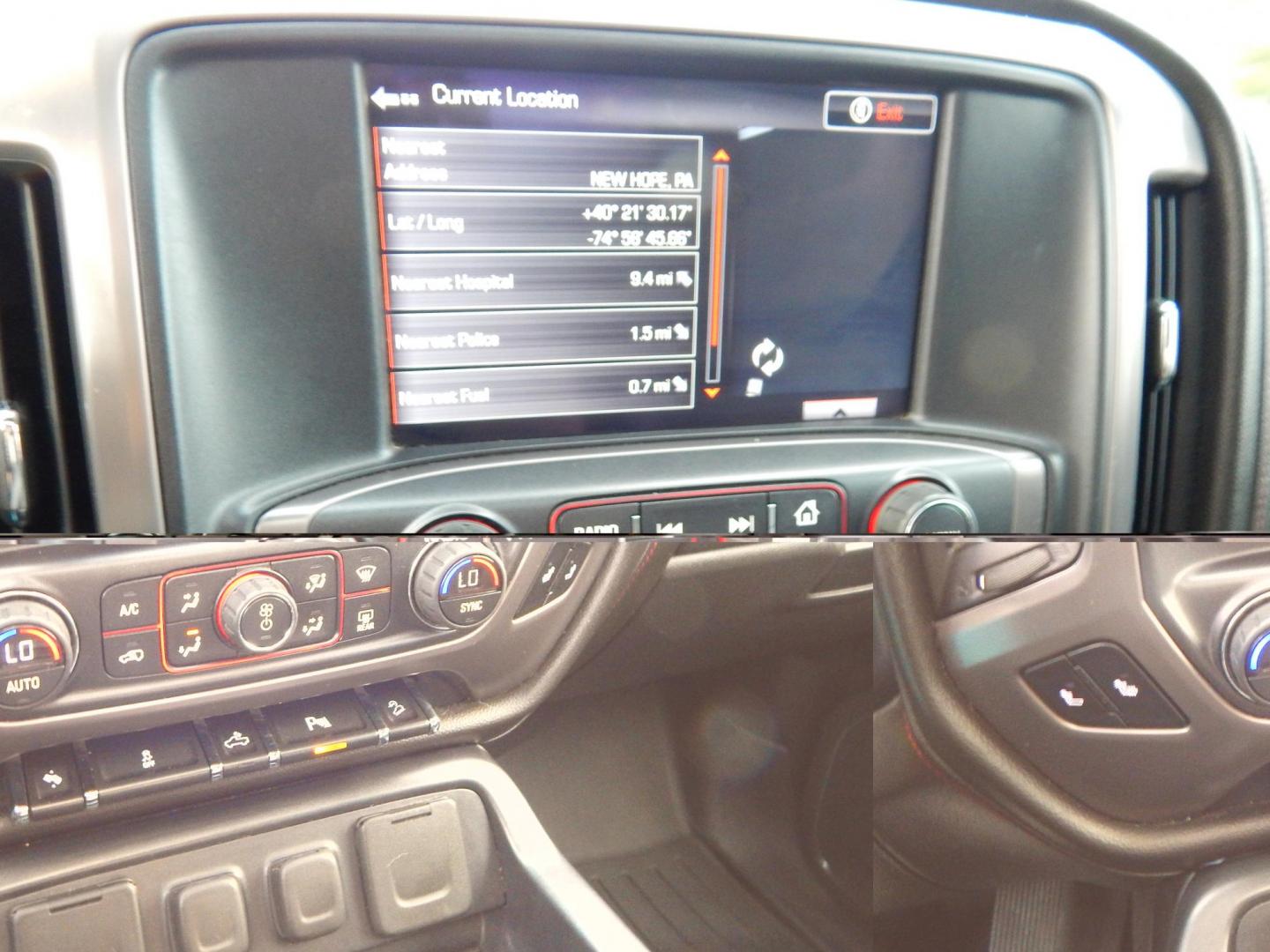 2014 Black /Black Leather GMC Sierra 1500 SLT Crew Cab 4WD (3GTU2VEC1EG) with an 5.3L V8 OHV 16V engine, 6-Speed Automatic transmission, located at 6528 Lower York Road, New Hope, PA, 18938, (215) 862-9555, 40.358707, -74.977882 - Here we have a beautiful GMC Sierra All Terrain 1500 SLT with a 5.3L V8 putting power to the ground via a 4x4 automatic transmission. Options include: black leather, keyless entry, 2 keys, cruise control, tilt steering wheel, AM/FM/CD/BLUETOOTH, navigation, back up camera, heated steering wheel, pow - Photo#26