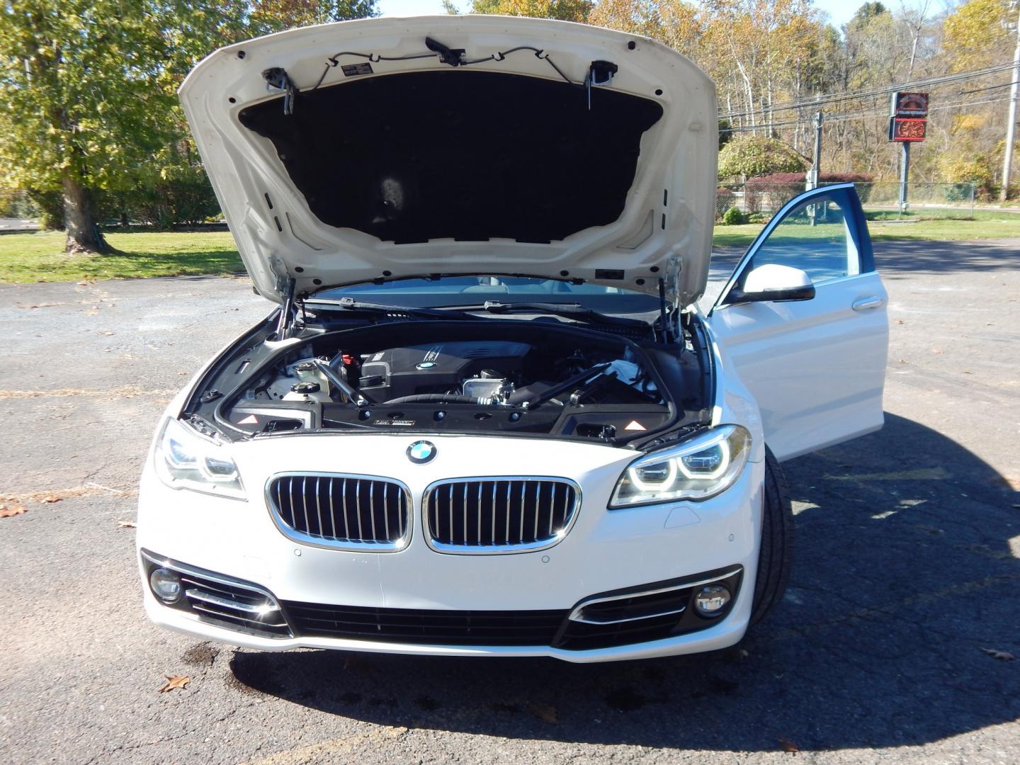 2014 White /Brown BMW 5-Series 528i xDrive (WBA5A7C50ED) with an 3.0L L6 DOHC 24V engine, 8-Speed Automatic transmission, located at 6528 Lower York Road, New Hope, PA, 18938, (215) 862-9555, 40.358707, -74.977882 - Here we have a beautiful running and driving BMW 5 series with a 2.0L 4 cylinder turbo engine putting power to all four wheels via a smooth shifting automatic transmission. Options include: brown leather with wood trim, dual power seats with memory settings, power sunroof, heated and cooled front se- Photo#23
