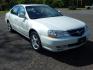 2003 White /Tan Acura TL 3.2TL (19UUA56633A) with an 3.2L V6 SOHC 24V engine, 5-Speed Automatic Overdrive transmission, located at 6528 Lower York Road, New Hope, PA, 18938, (215) 862-9555, 40.358707, -74.977882 - Here we have a Acura TL with a 3.2L V6 putting power to the front wheels via a smooth shifting automatic transmission. Options include: tan leather with wood trim, dual power seats, drivers memory seats, heated front seats, AC and heat, AM/FM/CD/TAPE radio, cruise control, sunroof, tilt steering whe - Photo#5