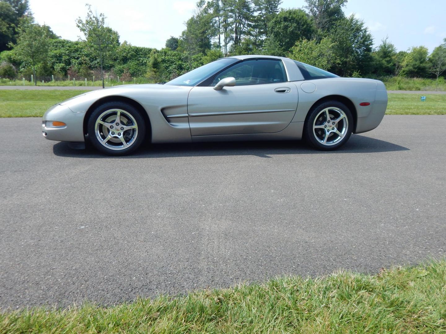 2001 SIlver /Black Chevrolet Corvette Coupe (1G1YY22G415) with an 5.7L V8 OHV 16V engine, Automatic transmission, located at 6528 Lower York Road, New Hope, PA, 18938, (215) 862-9555, 40.358707, -74.977882 - Here we have a beautiful, all original condition down to the factory tires, one owner, 2001 Chevrolet Corvette Coupe - a true time capsule. This rare find has been meticulously preserved in showroom condition for over two decades. Perfect for collectors or enthusiasts seeking a pristine example of A - Photo#2