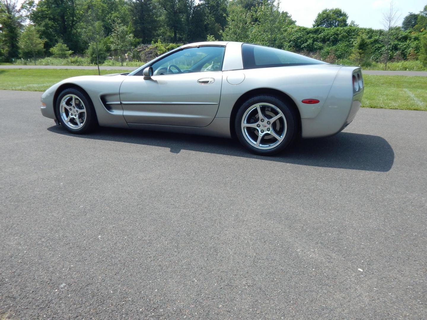 2001 SIlver /Black Chevrolet Corvette Coupe (1G1YY22G415) with an 5.7L V8 OHV 16V engine, Automatic transmission, located at 6528 Lower York Road, New Hope, PA, 18938, (215) 862-9555, 40.358707, -74.977882 - Here we have a beautiful, all original condition down to the factory tires, one owner, 2001 Chevrolet Corvette Coupe - a true time capsule. This rare find has been meticulously preserved in showroom condition for over two decades. Perfect for collectors or enthusiasts seeking a pristine example of A - Photo#3