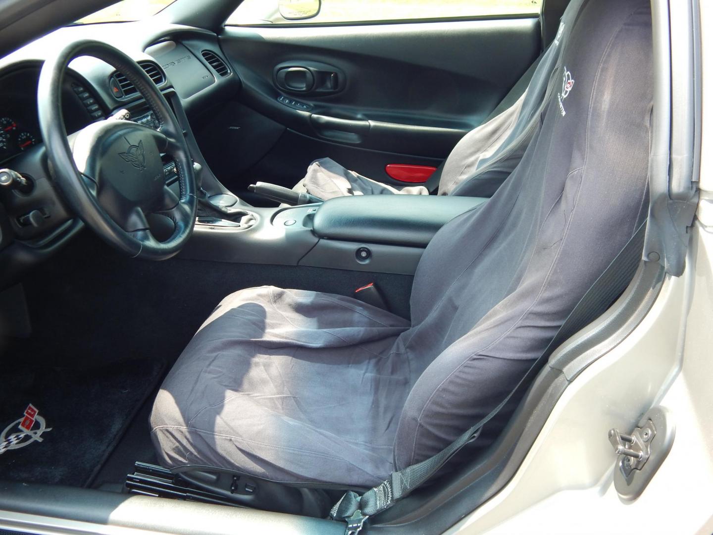 2001 SIlver /Black Chevrolet Corvette Coupe (1G1YY22G415) with an 5.7L V8 OHV 16V engine, Automatic transmission, located at 6528 Lower York Road, New Hope, PA, 18938, (215) 862-9555, 40.358707, -74.977882 - Here we have a beautiful, all original condition down to the factory tires, one owner, 2001 Chevrolet Corvette Coupe - a true time capsule. This rare find has been meticulously preserved in showroom condition for over two decades. Perfect for collectors or enthusiasts seeking a pristine example of A - Photo#13