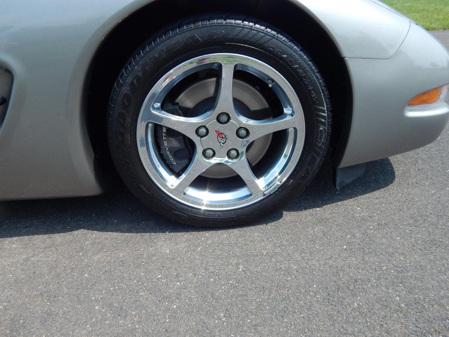 2001 SIlver /Black Chevrolet Corvette Coupe (1G1YY22G415) with an 5.7L V8 OHV 16V engine, Automatic transmission, located at 6528 Lower York Road, New Hope, PA, 18938, (215) 862-9555, 40.358707, -74.977882 - Here we have a beautiful, all original condition down to the factory tires, one owner, 2001 Chevrolet Corvette Coupe - a true time capsule. This rare find has been meticulously preserved in showroom condition for over two decades. Perfect for collectors or enthusiasts seeking a pristine example of A - Photo#28