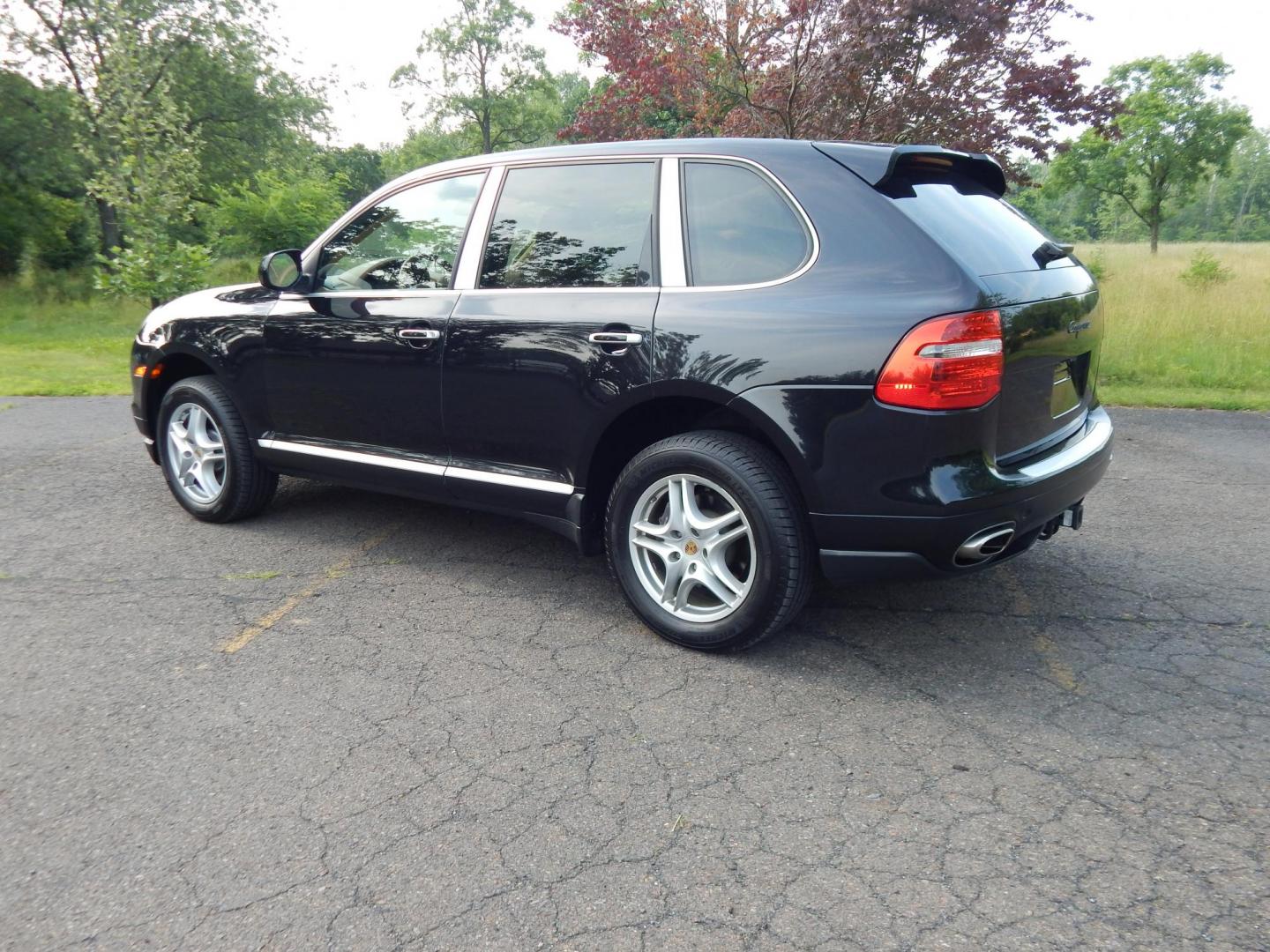 2009 Black Porsche Cayenne Base (WP1AA29P99L) with an 3.6L V6 DOHC 24V engine, located at 6528 Lower York Road, New Hope, PA, 18938, (215) 862-9555, 40.358707, -74.977882 - Very clean, well serviced 2009 Porsche Cayenne..AWD, 3.6 Liter 6 cylinder engine runs great, automatic transmission, keyless entry, 2 keys, tilt wheel, cruise control, power windows, seats, central locking system, power glass sunroof, rear spoiler, rear wiper, tinted glass, heated seats, tan leather - Photo#2