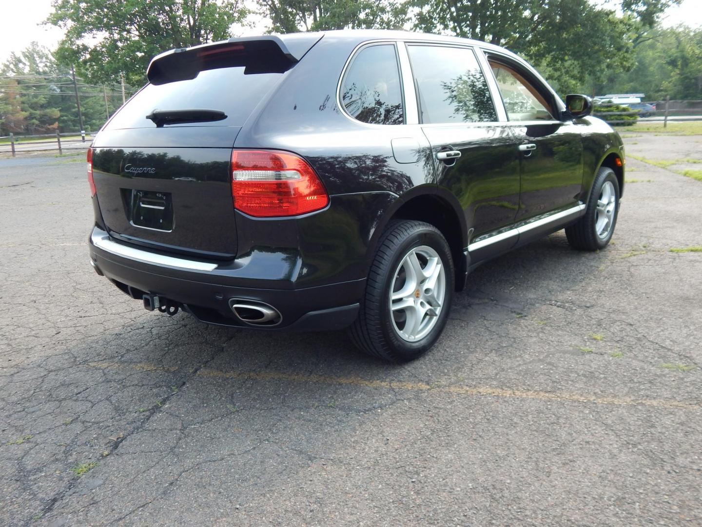 2009 Black Porsche Cayenne Base (WP1AA29P99L) with an 3.6L V6 DOHC 24V engine, located at 6528 Lower York Road, New Hope, PA, 18938, (215) 862-9555, 40.358707, -74.977882 - Very clean, well serviced 2009 Porsche Cayenne..AWD, 3.6 Liter 6 cylinder engine runs great, automatic transmission, keyless entry, 2 keys, tilt wheel, cruise control, power windows, seats, central locking system, power glass sunroof, rear spoiler, rear wiper, tinted glass, heated seats, tan leather - Photo#3