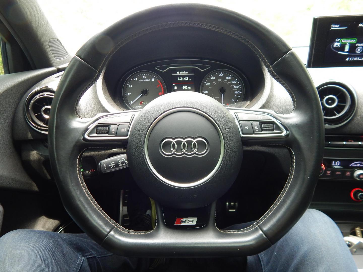 2016 Black /Black Audi S3 2.0T Premium Plus quattro (WAUB1GFF3G1) with an 2.0L L4 DOHC 16V engine, 6A transmission, located at 6528 Lower York Road, New Hope, PA, 18938, (215) 862-9555, 40.358707, -74.977882 - Here we have a beautiful, very fun to drive, Audi S3 with a 2.0L Turbo engine putting power to all four wheels via a smooth shifting automatic transmission. Options include: black leather, carbon fiber trim, dual power seats, AM/FM/CD/BLUETOOTH radio, Bang and Olufsen speakers, push button start, du - Photo#24