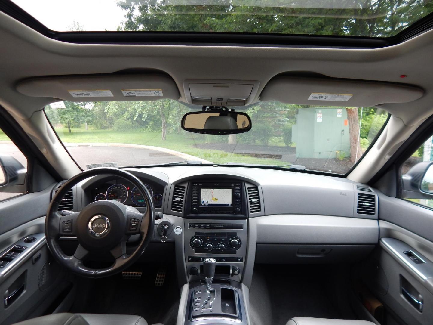 2007 Black /Gray Jeep Grand Cherokee SRT-8 (1J8HR78337C) with an 6.1L V8 OHV 16V engine, 5-Speed Automatic Overdrive transmission, located at 6528 Lower York Road, New Hope, PA, 18938, (215) 862-9555, 40.358707, -74.977882 - Here we have a very fun to drive, ONE OWNER, Jeep Grand Cherokee SRT8 with a 6.1L V8 putting power to all four wheels via a smooth shifting automatic transmission. Options include: gray leather, dual power seats, heated front seats, adjustable peddles, dual climate control, am/fm/cd/mp3, Boston Prem - Photo#20
