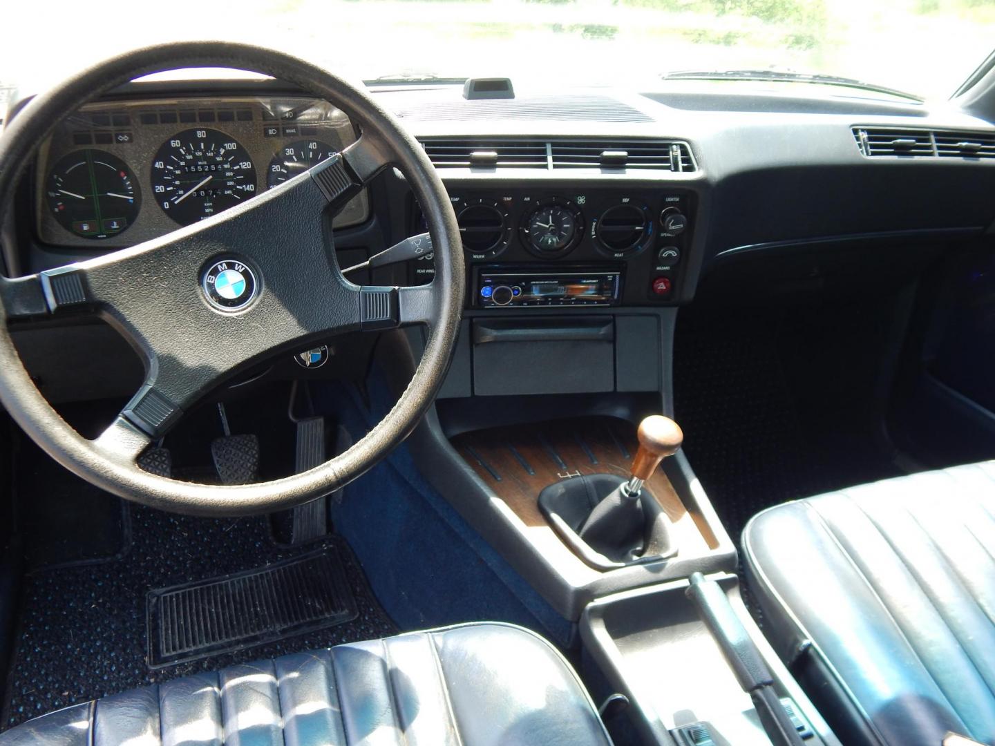 1979 Blue /Blue BMW 733i (5775258) , Manual transmission, located at 6528 Lower York Road, New Hope, PA, 18938, (215) 862-9555, 40.358707, -74.977882 - Here we have a very cool BMW 733i with a 4 speed manual transmission. Options include: blue leather, Blaupunkt aftermarket radio, power windows, moonroof, 14 inch alloy wheels, 4 General Altimax tires and chrome side view mirror caps. Pa inspected until 8/25. The blower motor is not currently workin - Photo#16