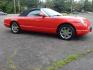 2002 Red /Red Ford Thunderbird Deluxe (1FAHP60A62Y) with an 3.9L V8 DOHC 32V engine, 5-Speed Automatic Overdrive transmission, located at 6528 Lower York Road, New Hope, PA, 18938, (215) 862-9555, 40.358707, -74.977882 - Here we have a beautifully kept, 14,XXX original miles, one owner Ford Thunderbird Deluxe with a 3.9L V8 putting power to the rear wheels via a smooth shifting automatic transmission. This vehicle has a clean Carfax reporting no accidents and one owner! Garage kept its whole life. All servicing done - Photo#6