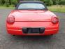 2002 Red /Red Ford Thunderbird Deluxe (1FAHP60A62Y) with an 3.9L V8 DOHC 32V engine, 5-Speed Automatic Overdrive transmission, located at 6528 Lower York Road, New Hope, PA, 18938, (215) 862-9555, 40.358707, -74.977882 - Here we have a beautifully kept, 14,XXX original miles, one owner Ford Thunderbird Deluxe with a 3.9L V8 putting power to the rear wheels via a smooth shifting automatic transmission. This vehicle has a clean Carfax reporting no accidents and one owner! Garage kept its whole life. All servicing done - Photo#9