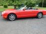 2002 Red /Red Ford Thunderbird Deluxe (1FAHP60A62Y) with an 3.9L V8 DOHC 32V engine, 5-Speed Automatic Overdrive transmission, located at 6528 Lower York Road, New Hope, PA, 18938, (215) 862-9555, 40.358707, -74.977882 - Here we have a beautifully kept, 14,XXX original miles, one owner Ford Thunderbird Deluxe with a 3.9L V8 putting power to the rear wheels via a smooth shifting automatic transmission. This vehicle has a clean Carfax reporting no accidents and one owner! Garage kept its whole life. All servicing done - Photo#11