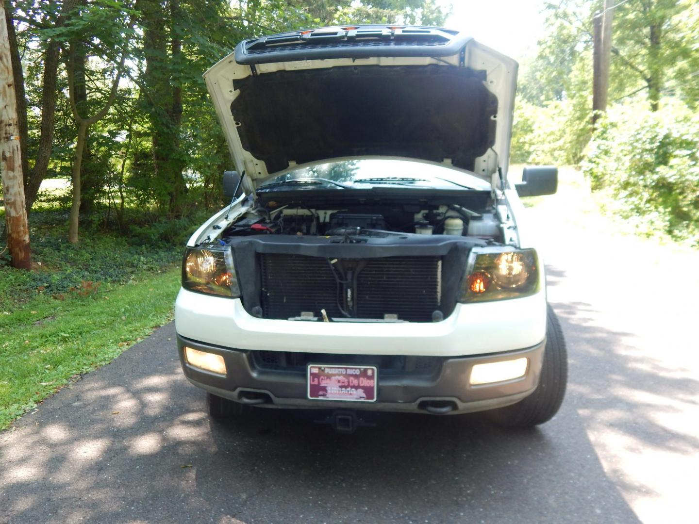 2004 White /Grey Leather Ford F-150 FX4 SuperCrew 4WD (1FTPW14504F) with an 5.4L V6 SOHC 16V engine, 4-Speed Automatic Overdrive transmission, located at 6528 Lower York Road, New Hope, PA, 18938, (215) 862-9555, 40.358707, -74.977882 - 2004 Ford F-150 4 door Lariat, 5.4 Liter Triton engine, Auto Trans, FX4 Off Road package, tilt wheel, cruise control, power drivers seat, grey leather, power windows, locks and mirrors, drivers/pass front air bags, Auto dimming mirror, All season Weather Tech floor mats front/rear, trailer brake, ad - Photo#21
