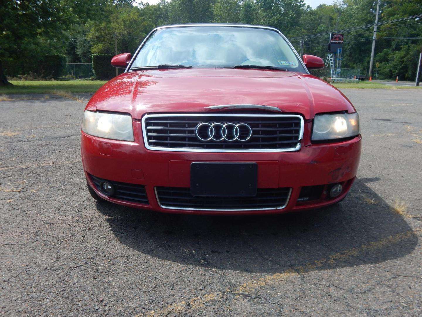 2003 Red /Tan Leather Audi A4 1.8T Cabriolet (WAUAC48H23K) with an 1.8L L4 DOHC 20V TURBO engine, 5-Speed Automatic Overdrive transmission, located at 6528 Lower York Road, New Hope, PA, 18938, (215) 862-9555, 40.358707, -74.977882 - Body man special....Good running 2003 Audi A4 1.8T Convertible, red/black power top, tan leather interior, tilt wheel, power windows, mirrors, central locking system, dual power seats, Dual climate control, 4 cylinder 1.8 Liter turbo charged engine, auto trans, rear defrost, Bose AM/FM/CD sound sy - Photo#11