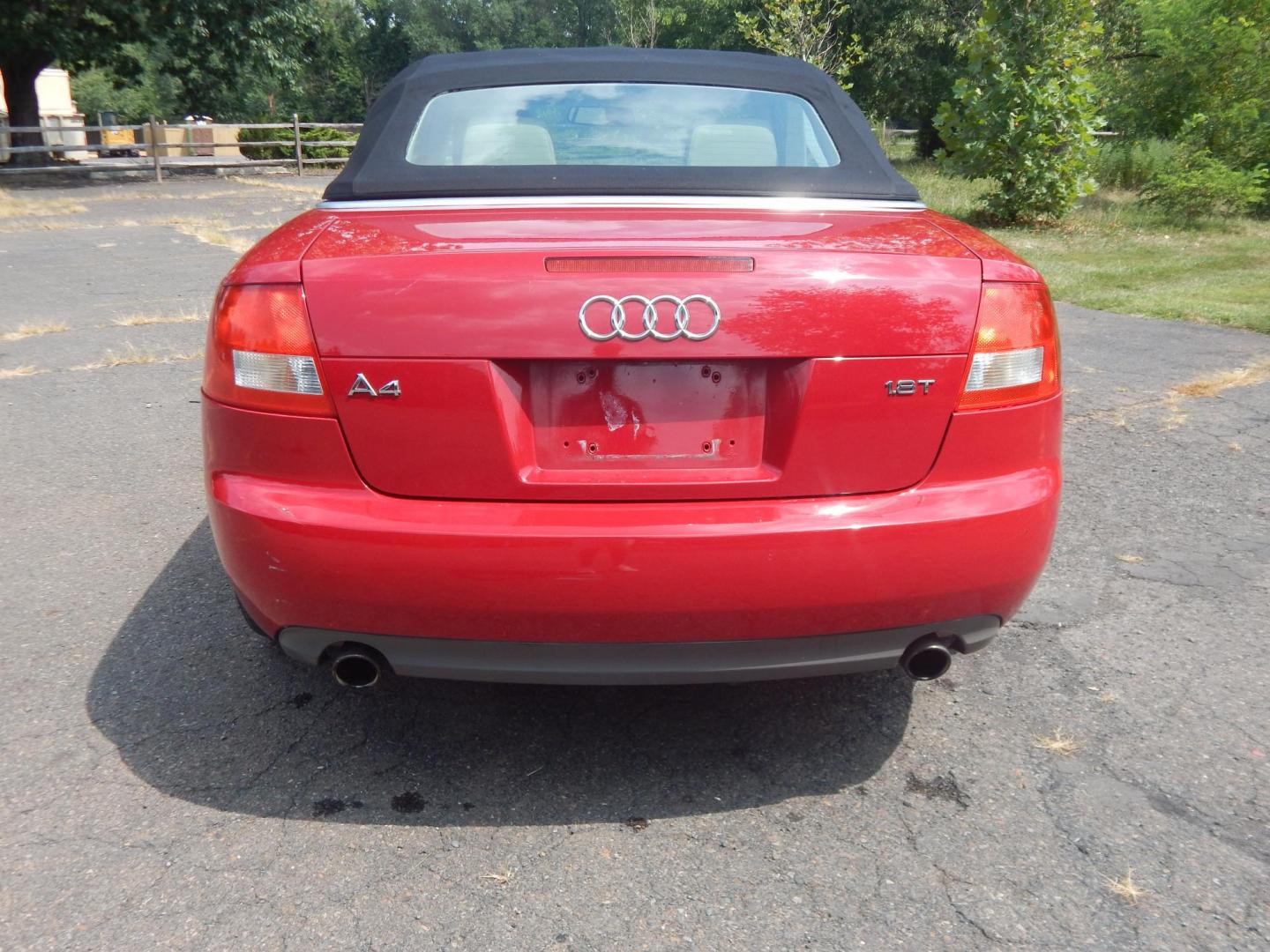 2003 Red /Tan Leather Audi A4 1.8T Cabriolet (WAUAC48H23K) with an 1.8L L4 DOHC 20V TURBO engine, 5-Speed Automatic Overdrive transmission, located at 6528 Lower York Road, New Hope, PA, 18938, (215) 862-9555, 40.358707, -74.977882 - Body man special....Good running 2003 Audi A4 1.8T Convertible, red/black power top, tan leather interior, tilt wheel, power windows, mirrors, central locking system, dual power seats, Dual climate control, 4 cylinder 1.8 Liter turbo charged engine, auto trans, rear defrost, Bose AM/FM/CD sound sy - Photo#12