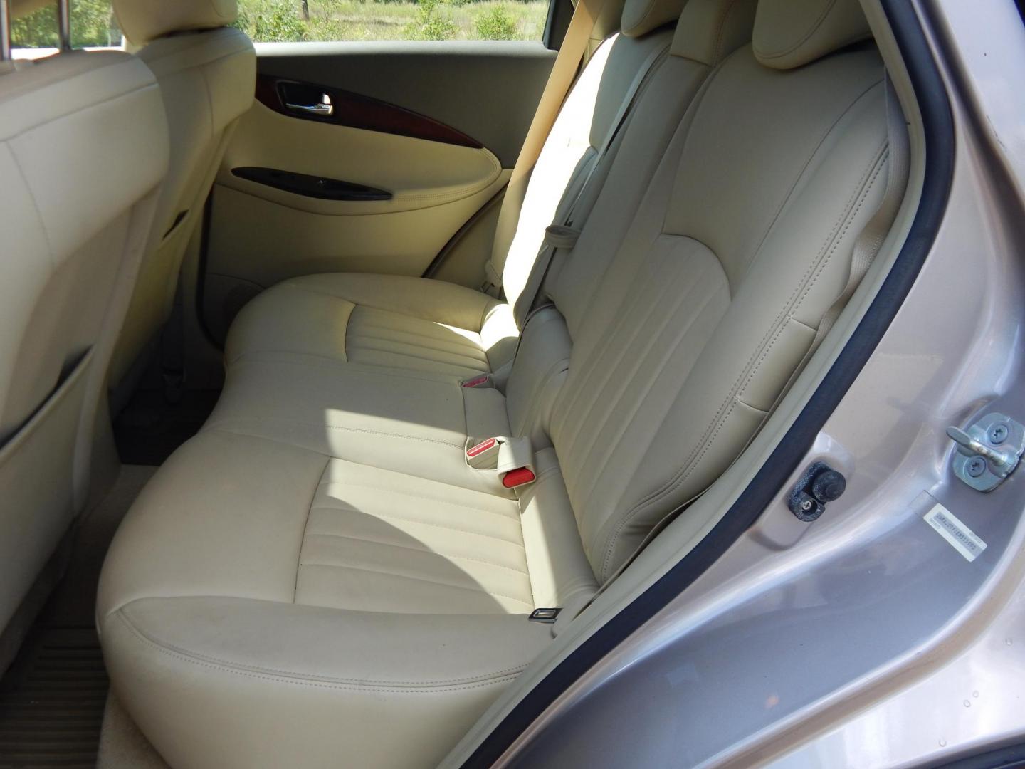 2008 Silver /Tan Infiniti EX EX35 AWD (JNKAJ09F18M) with an 3.5L V6 DOHC 24V engine, 5-Speed Automatic Overdrive transmission, located at 6528 Lower York Road, New Hope, PA, 18938, (215) 862-9555, 40.358707, -74.977882 - Here we have a very clean, Infiniti EX35 with a 3.5L V6 putting power to the ground via a smooth shifting AWD automatic transmission. Options include: beige paint, tan leather, wood trim, dual power seats, heated front seats, power sunroof, power folding rear seats, dual climate controls, push butto - Photo#13