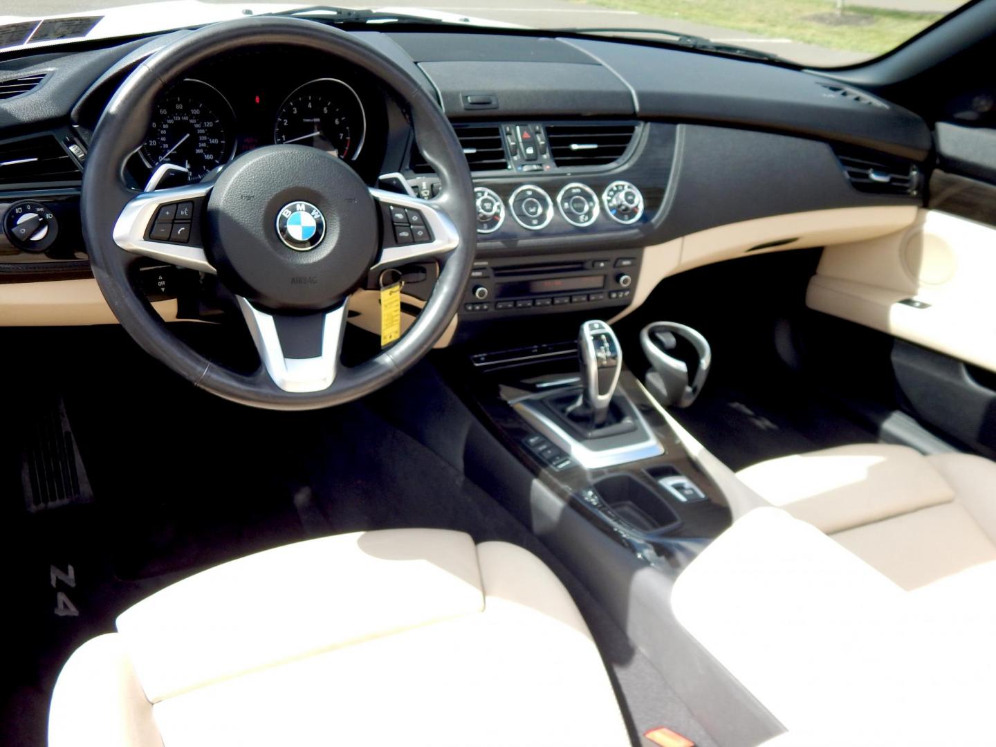 2016 White /Beige BMW Z4 sDrive28i (WBALL5C54G5) with an 2.0L L4 DOHC 16V TURBO engine, Automatic transmission, located at 6528 Lower York Road, New Hope, PA, 18938, (215) 862-9555, 40.358707, -74.977882 - Here we have a beautifully kept, 17k millage, BMW Z4 with a 2.0L Turbo 4 cylinder putting power to the rear wheels via a smooth shifting automatic transmission. Options include: white paint, beige leather interior, wood trim, 2 master keys, cruise control, tilt steering wheel, power windows/locks/mi - Photo#16