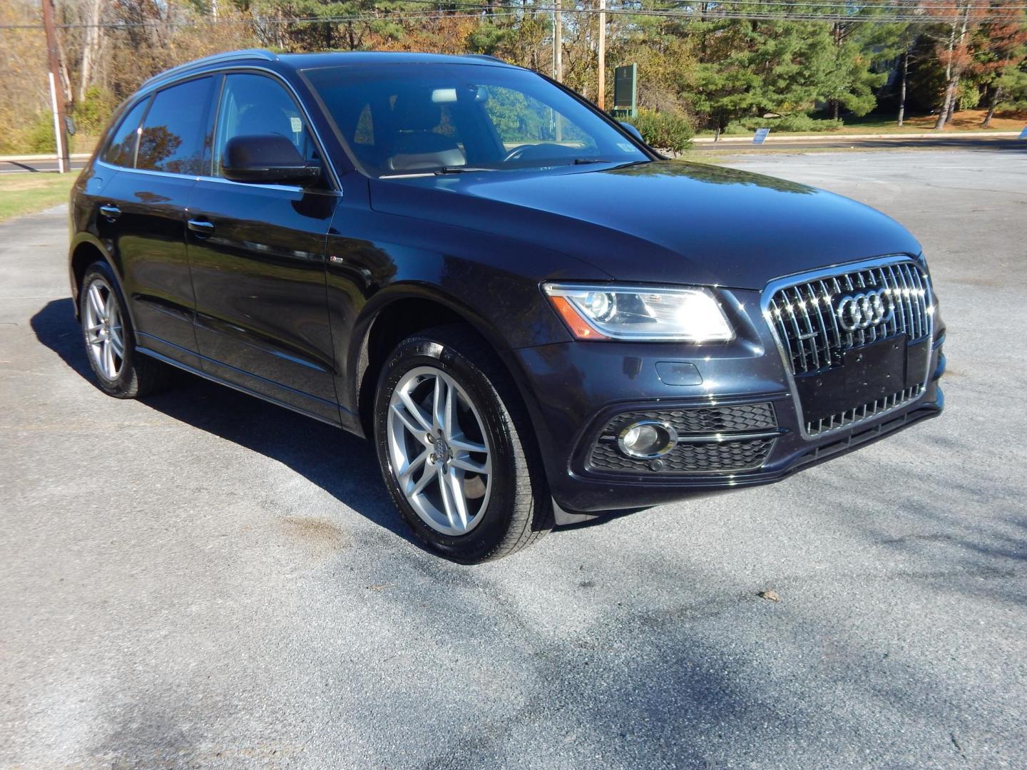 2016 Blue /Brown Audi Q5 3.0T Premium Plus quattro (WA1D7AFP9GA) with an 3.0L V6 DOHC 24V engine, 8A transmission, located at 6528 Lower York Road, New Hope, PA, 18938, (215) 862-9555, 40.358707, -74.977882 - Here we have a very nice 2016 Audi Q5 with a 3.0L V6 supercharged engine putting power to all four wheels via a smooth shifting automatic transmission. Options include: brown leather, power seats, heated front seats, panoramic sunroof, dual climate controls, push button start, navigation, AM/FM/CD/B - Photo#5