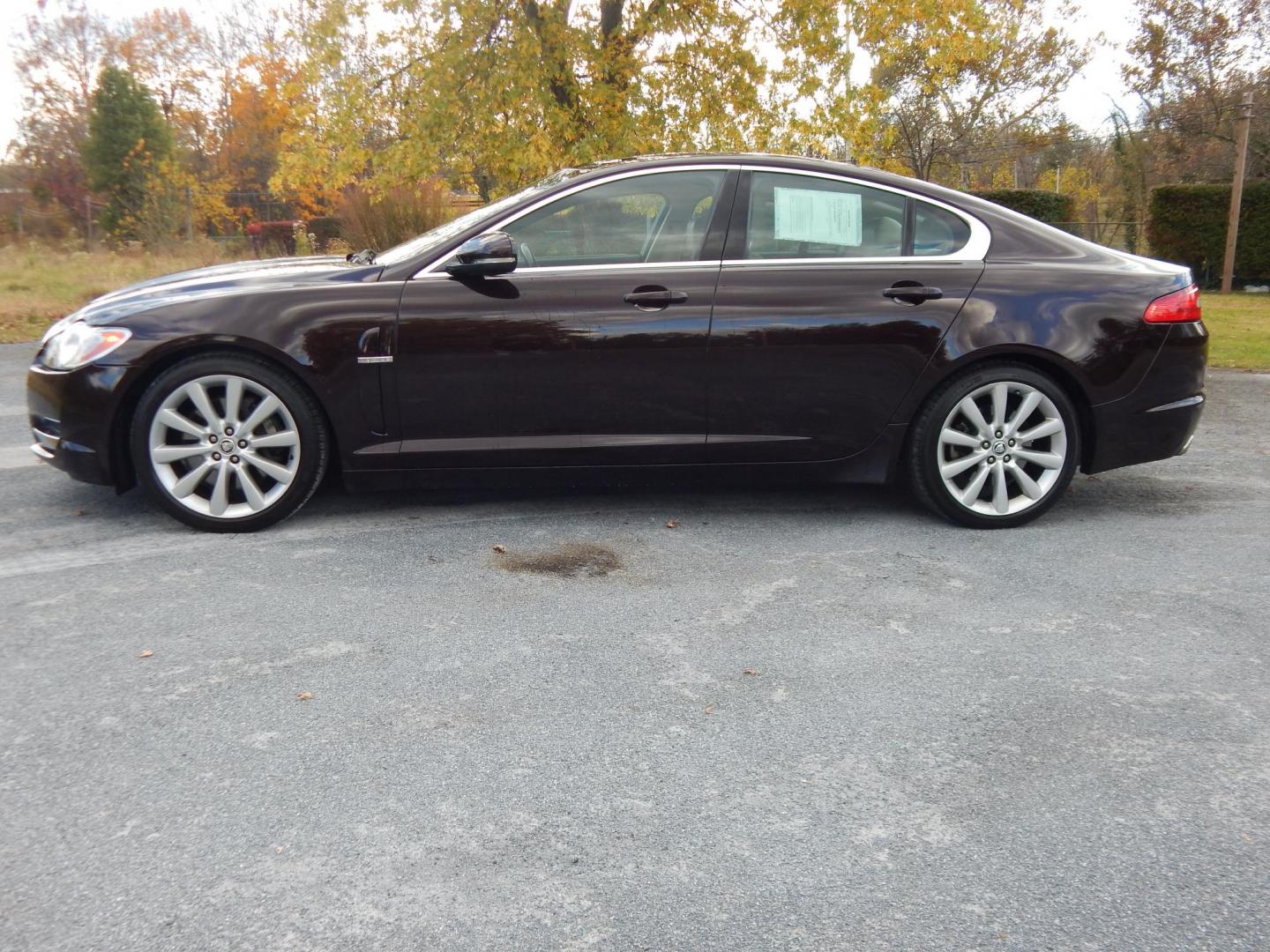 2011 Black /Tan Jaguar XF-Series XF Premium (SAJWA0GBXBL) with an 5.0L V8 DOHC 32V engine, 6-Speed Automatic transmission, located at 6528 Lower York Road, New Hope, PA, 18938, (215) 862-9555, 40.358707, -74.977882 - Here we have a very good looking and driving, ONE OWNER/NO ACCIDENTS, Jaguar XF with a 5.0L V8 putting power to the rear wheels via a smooth shifting automatic transmission. Options include: very nice paint color almost a purple/plum/red color not black, tan leather, wood trim, sunroof, power seats, - Photo#1