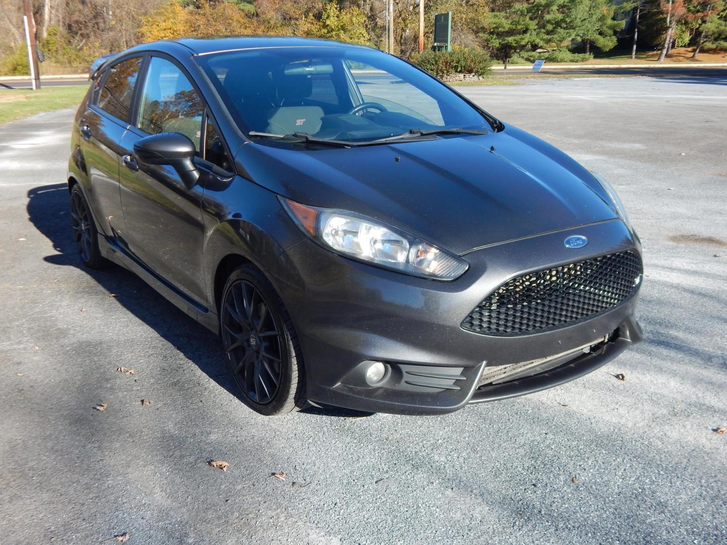 2016 Gray /Black Ford Fiesta ST Hatchback (3FADP4GX1GM) with an 1.6L Turbo engine, 6M transmission, located at 6528 Lower York Road, New Hope, PA, 18938, (215) 862-9555, 40.358707, -74.977882 - Here we have a very fun to drive, Ford Fiesta ST with a 1.6L turbo engine putting power to the front wheels via a 6 speed manual transmission. Options include: black cloth, heated front seats, AC/heat, AM/FM/CD/SAT/BLUETOOTH radio, cruise control, tilt steering wheel, automatic headlights, power win - Photo#5