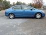 2008 Blue /Gray Honda Civic LX Sedan (1HGFA15528L) with an 1.8L L4 SOHC 16V engine, 5-Speed Manual Overdrive transmission, located at 6528 Lower York Road, New Hope, PA, 18938, (215) 862-9555, 40.358707, -74.977882 - Here we have a ONE OWNER, Honda Civic with a 1.8L inline 4 cylinder engine putting power to the front wheels via a smooth shifting 5 speed manual transmission. Options include: gray cloth, manual seats, AC, heat, AM/FM/CD/AUX radio, tilt steering wheel, cruise control, power windows/locks/mirrors an - Photo#4