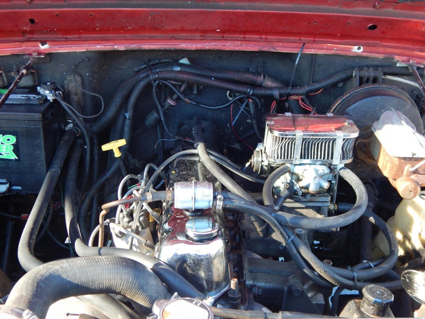 1984 Burgundy /Black Jeep CJ7 Renegade (1JCCM87A7ET) with an 4.2L L6 OHV engine, 4-Speed manual transmission, located at 6528 Lower York Road, New Hope, PA, 18938, (215) 862-9555, 40.358707, -74.977882 - Photo#18