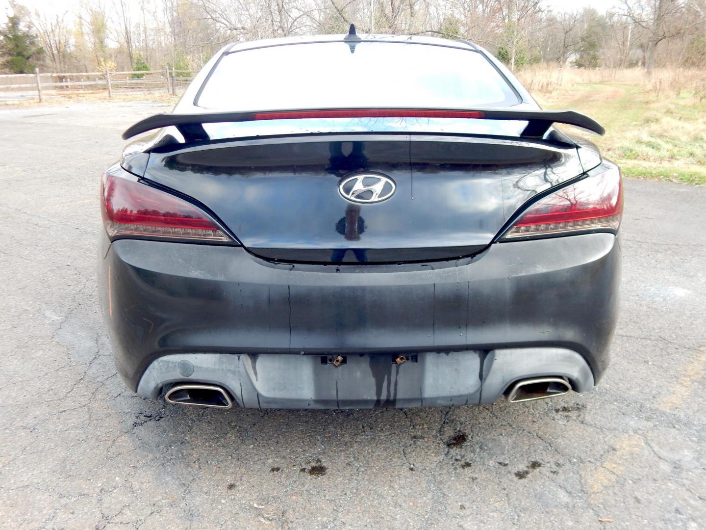 2010 Black /Black Hyundai Genesis Coupe 3.8 Track (KMHHU6KH7AU) with an 3.8L V6 DOHC 24V engine, 6-Speed Automatic transmission, located at 6528 Lower York Road, New Hope, PA, 18938, (215) 862-9555, 40.358707, -74.977882 - Here we have a Hyundai Genesis Coupe Track edition with a 3.8L V6 putting power to the rear wheels via a six speed automatic transmission. Options include: black leather interior but with aftermarket race style bucket seats in the front in white leather, Aftermarket steering wheel "stock wheel is in - Photo#7