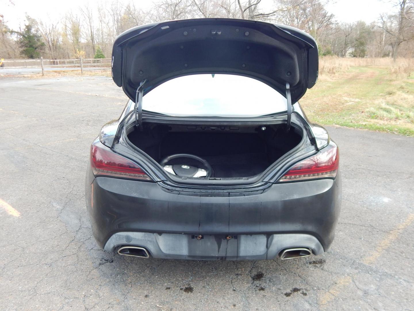 2010 Black /Black Hyundai Genesis Coupe 3.8 Track (KMHHU6KH7AU) with an 3.8L V6 DOHC 24V engine, 6-Speed Automatic transmission, located at 6528 Lower York Road, New Hope, PA, 18938, (215) 862-9555, 40.358707, -74.977882 - Here we have a Hyundai Genesis Coupe Track edition with a 3.8L V6 putting power to the rear wheels via a six speed automatic transmission. Options include: black leather interior but with aftermarket race style bucket seats in the front in white leather, Aftermarket steering wheel "stock wheel is in - Photo#14